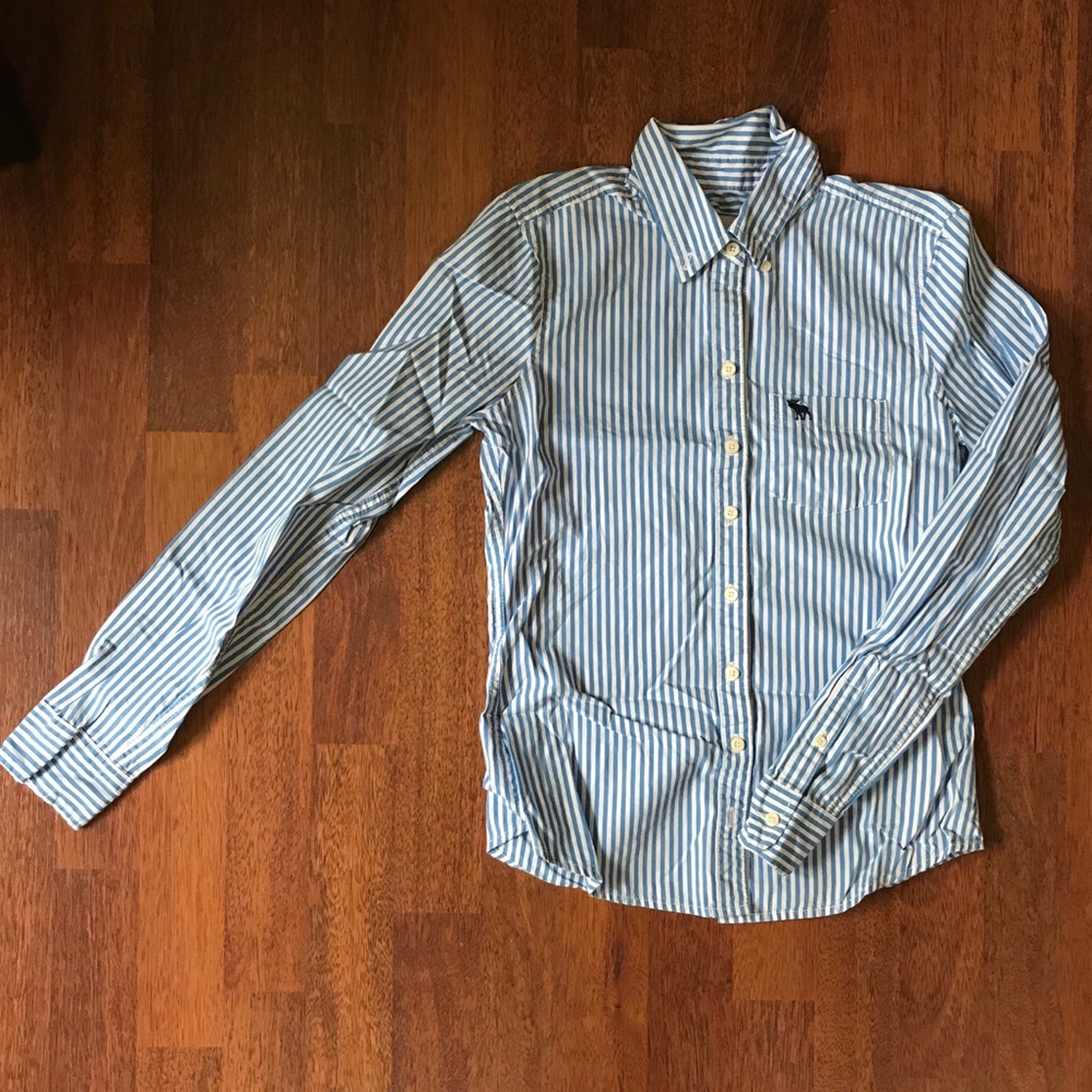 ❤️Striped Abercrombie button down